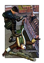 Crackdown - Xbox 360 Artwork