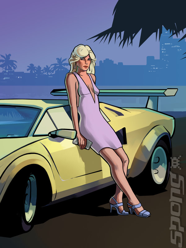 Grand Theft Auto: Vice City Stories - PSP Artwork