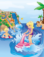 Polly Pocket: Super Splash Island - GBA Artwork