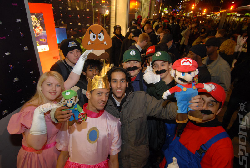 Mario Launch Pics: Bigger Than Paris Hilton, Barbie And Britney News image