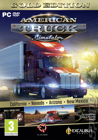 American Truck Simulator: Gold Edition - PC Cover & Box Art