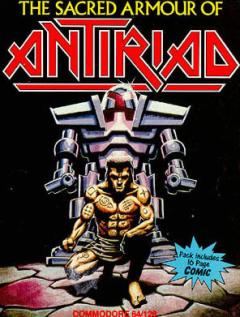 Antiriad, The Sacred Armour of - C64 Cover & Box Art