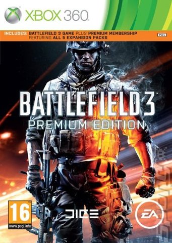 Battlefield 3: Premium Edition - Xbox 360 Cover & Box Art