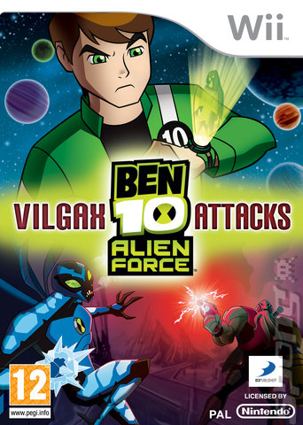 Ben 10 Alien Force: Vilgax Attacks - Wii Cover & Box Art