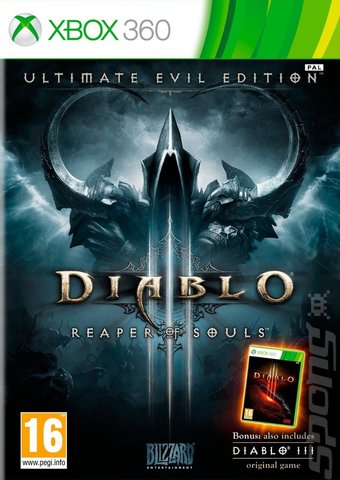 Diablo III: Reaper of Souls: Ultimate Evil Edition - Xbox 360 Cover & Box Art