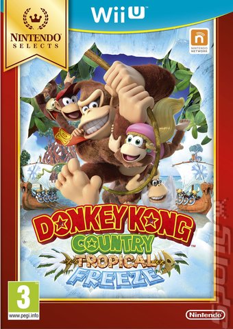 Donkey Kong Country: Tropical Freeze - Wii U Cover & Box Art