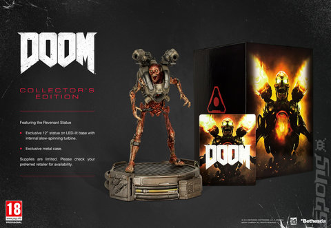 Doom - PS4 Cover & Box Art