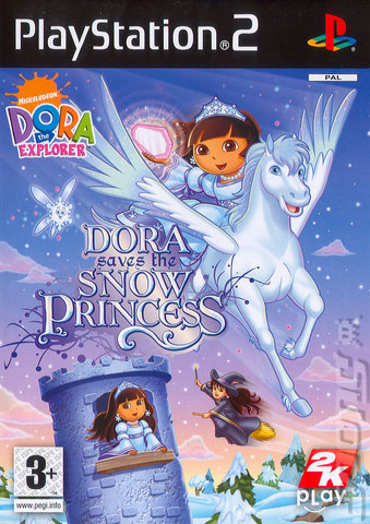 Dora Saves the Snow Princess - PS2 Cover & Box Art