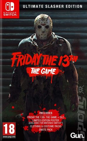 Friday The 13th: The Game - Switch Cover & Box Art