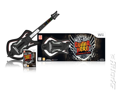 guitar wii
 on Guitar Hero Warriors Of Rock Wii Guitar