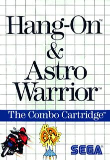 Hang on / Astro Warrior - Sega Master System Cover & Box Art