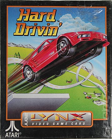 Hard Drivin' - Lynx Cover & Box Art