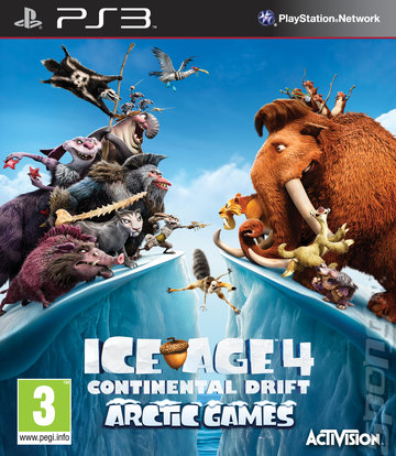 Ice Age 4: Continental Drift: Arctic Games - PS3 Cover & Box Art