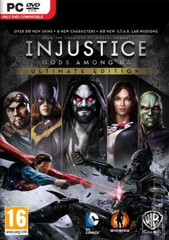 Injustice: Gods Among Us: Ultimate Edition - PC Cover & Box Art