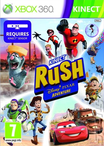 Kinect Rush: A Disney�Pixar Adventure - Xbox 360 Cover & Box Art
