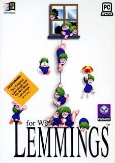 Lemmings (PC) packaging / box artwork