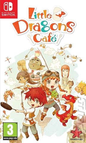 Little Dragons Cafe - Switch Cover & Box Art