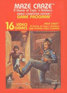 Maze Mania - Atari 2600/VCS Cover & Box Art