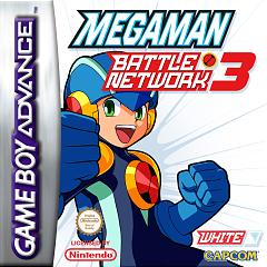 Mega Man Battle Network 3: White - GBA Cover & Box Art