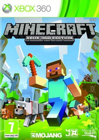 Minecraft - Xbox 360 Cover & Box Art