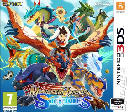 Monster Hunter Stories - 3DS/2DS Cover & Box Art