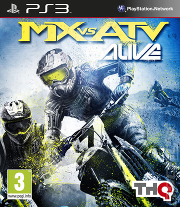 MX vs. ATV Alive - PS3 Cover & Box Art