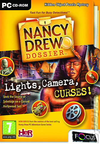 Nancy Drew Dossier: Lights, Camera, Curses! - PC Cover & Box Art