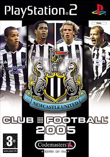Newcastle United Club Football 2005 - PS2 Cover & Box Art