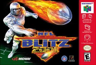 NFL Blitz 2001 - N64 Cover & Box Art