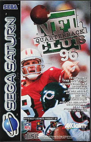NFL Quarterback Club '96 - Saturn Cover & Box Art