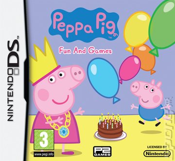 Peppa Pig: Fun and Games - DS/DSi Cover & Box Art