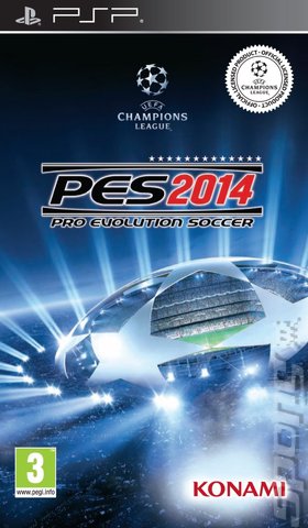 PES 2014 - PSP Cover & Box Art