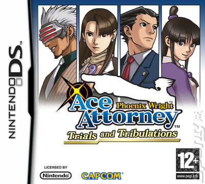 Phoenix Wright Ace Attorney: Trials and Tribulations - DS/DSi Cover & Box Art