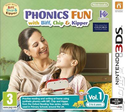 Phonics Fun with Biff, Chip & Kipper: Vol 1 - 3DS/2DS Cover & Box Art