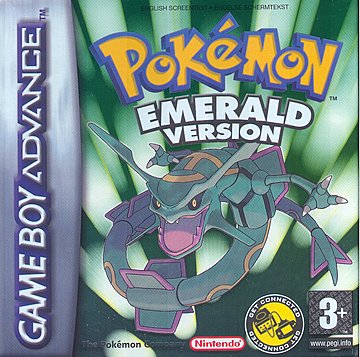 Pokemon Emerald - GBA Cover & Box Art