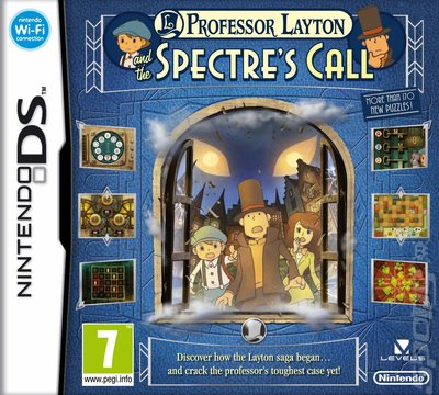 Professor Layton and the Spectre's Call - DS/DSi Cover & Box Art