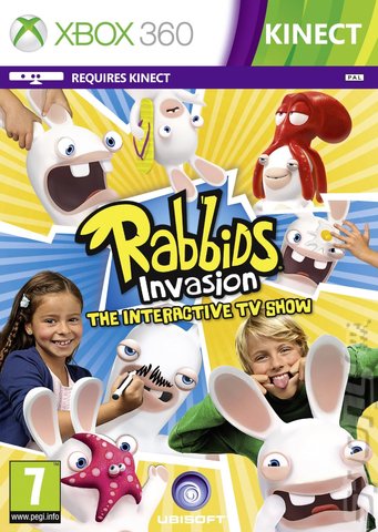 Rabbids Invasion: The Interactive TV Show - Xbox 360 Cover & Box Art