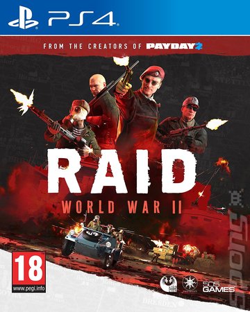 Raid: World War II - PS4 Cover & Box Art
