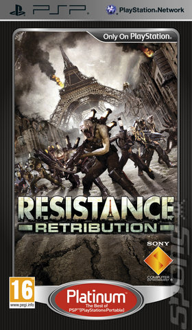 Resistance: Retribution - PSP Cover & Box Art