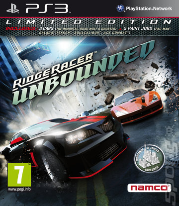 Ridge Racer: Unbounded - PS3 Cover & Box Art