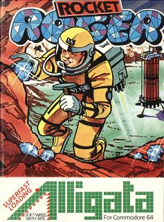 Rocket Roger - C64 Cover & Box Art