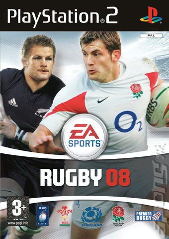 Rugby 08 - PS2 Cover & Box Art