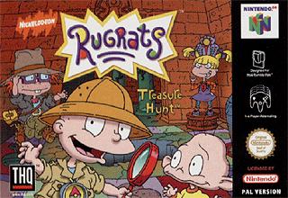 Rugrats: Treasure Hunt - N64 Cover & Box Art