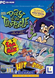 Sam and Max Hit the Road / Day of the Tentacle - PC Cover & Box Art