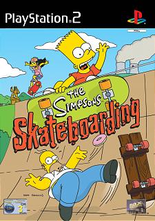 The Simpsons Skateboarding - PS2 Cover & Box Art