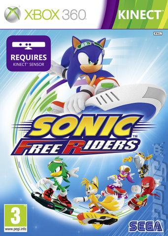 Sonic Free Riders - Xbox 360 Cover & Box Art