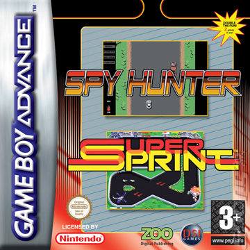 Spyhunter & SuperSprint - GBA Cover & Box Art