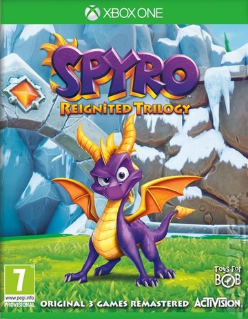 Spyro Reignited Trilogy - Xbox One Cover & Box Art