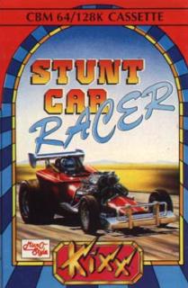 Stunt Car Racer - C64 Cover & Box Art