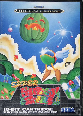 Super Fantasy Zone - Sega Megadrive Cover & Box Art